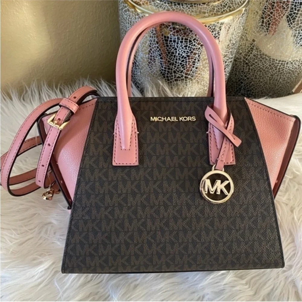 Michael Kors Avril small satchel bag - Picture 2 of 15